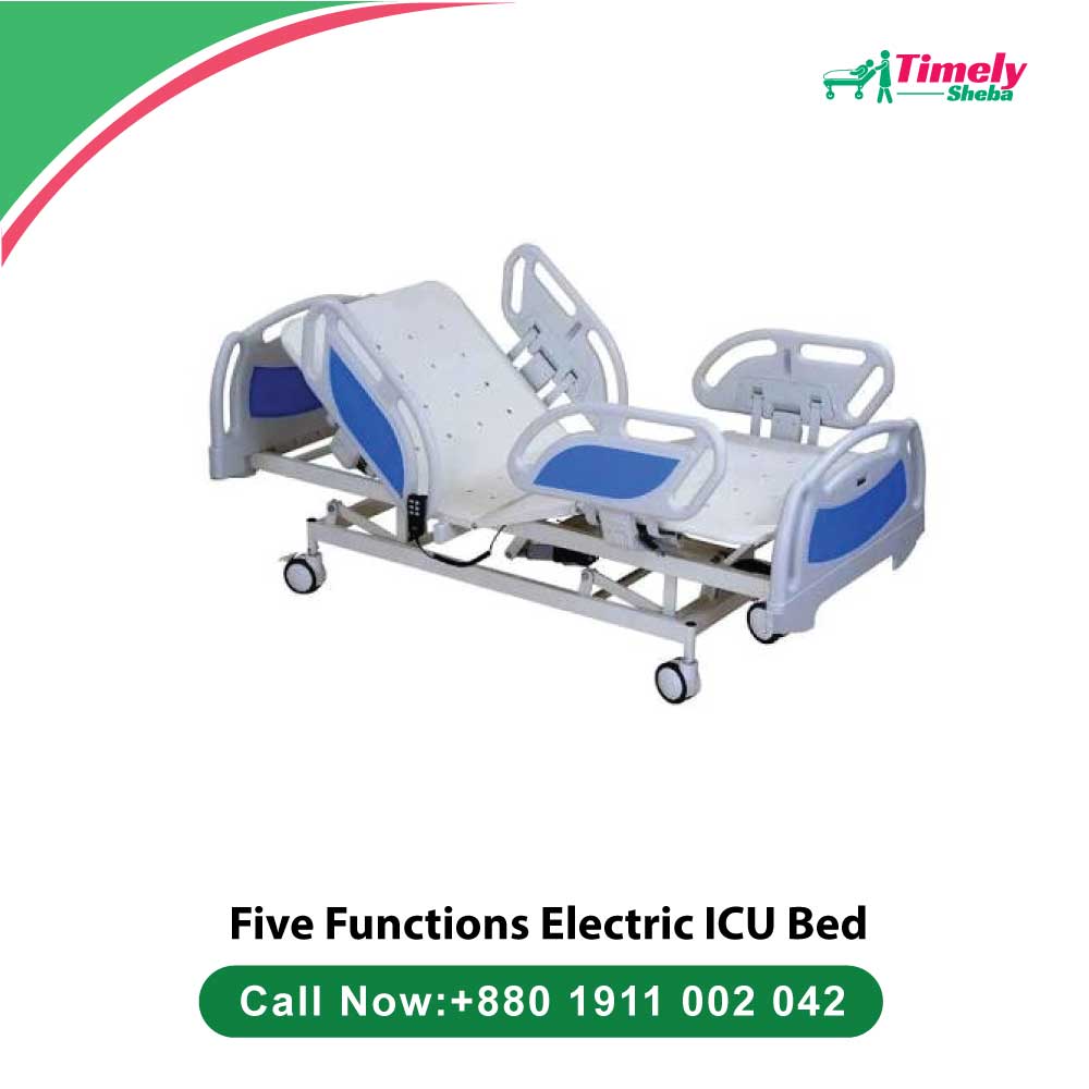 Five Functions Electric ICU Bed